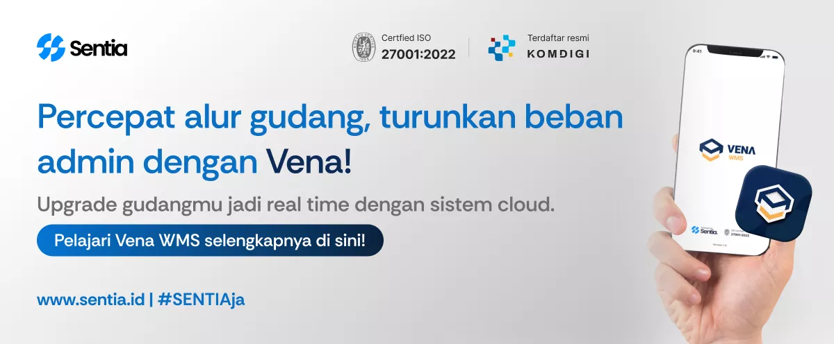 Percepat alur gudang turunkan beban admin dengan vena