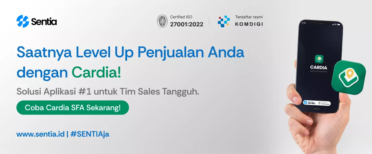 Saatnya level up penjualan anda dengan cardia
